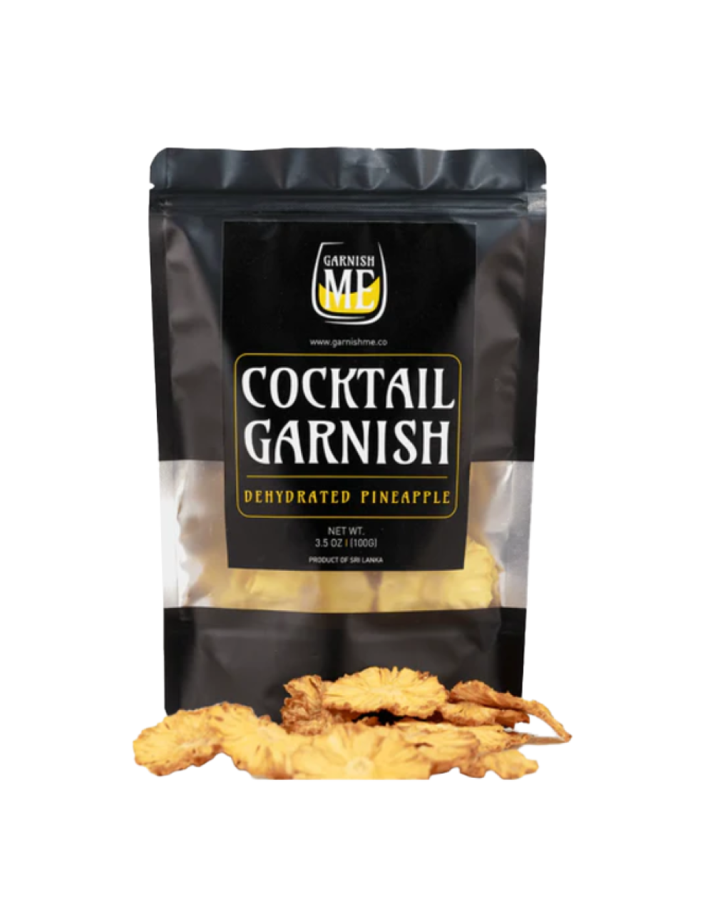25 Dried Pineapple slices - Perfect for Cocktails & Garnishing in Sri Lanka
