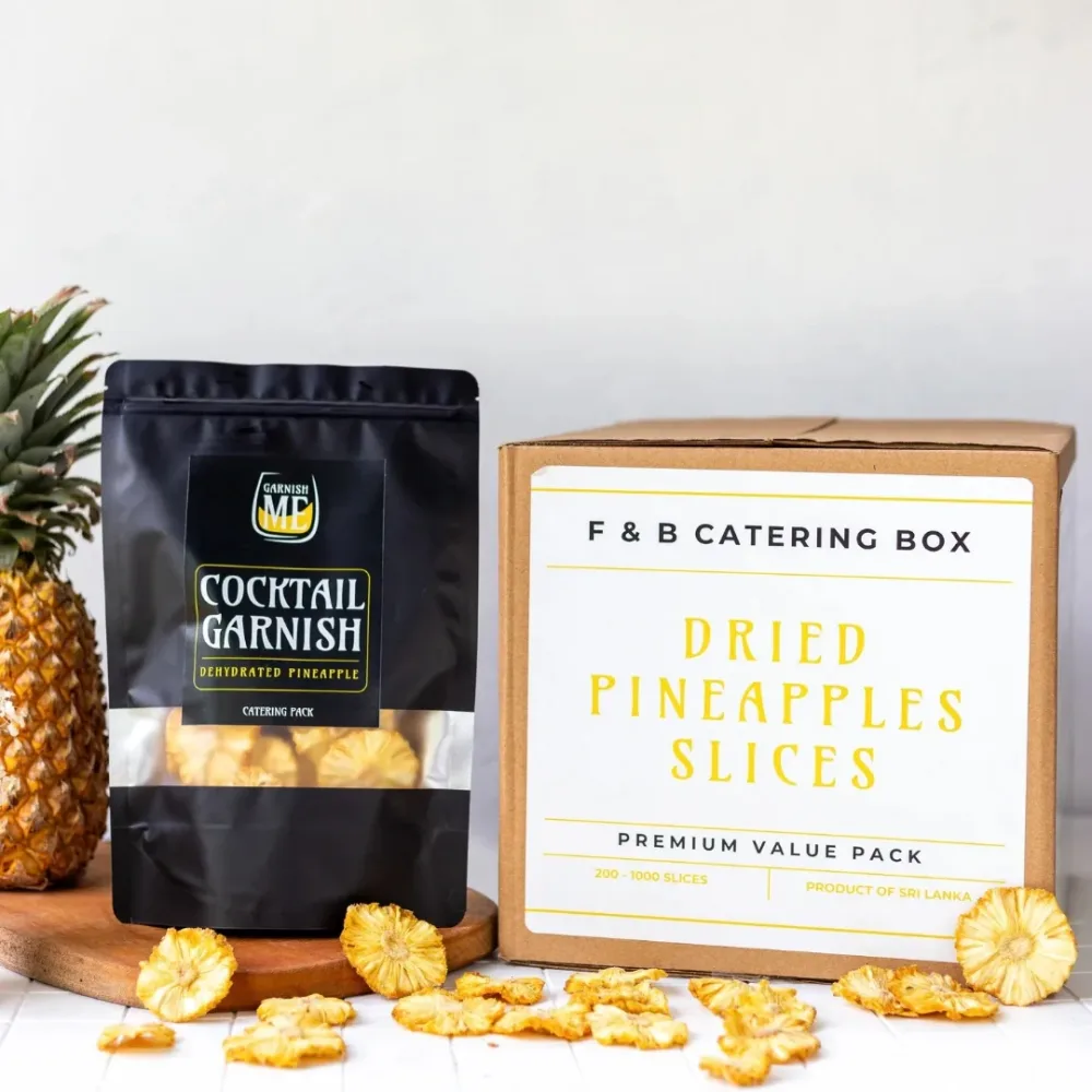 Wholesale Dried Pineapple Slices- Bulk Garnish Sri Lanka